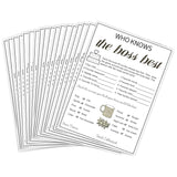 Office Party Games Card For Women Men Boss Day Gifts Team Building Games Card Leadership Brithday Coworkers Gift Who Knows The Boss Best