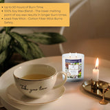 10oz Citrus Coconut Jar Candle by Farberware – Soy Wax Blend, Two Wick Highly Scented Candle for Entertaining, Personal Relaxation – Up to 50 Hours Burn Time –for Any Fragrance Lover