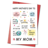 Funny Mother’S Day Card For Mom, Cute Card For Mother On Mother’S Day, Happy Mother’S Day Card From Daughter Son