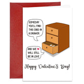 Funny Valentine'S Day Card For Him Her Sentimental Anniversary Card For Husband Wife, Boyfriend Girlfriend Still In Love Valentines Day Romantic Greeting Card With Red Envelope For Him