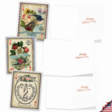 - 10 Boxed Valentine Note Cards With Envelopes - Loving, Heartfelt Assorted Greeting Cards For Valentine'S Day (4 X 5.12 Inch) - All Decked Out M2381Vdg-B1X10