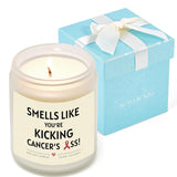 Breast Cancer Gifts For Woman, Cancer Care Gifts For Women, Lavender Scented Candle, Get Well Soon Presents