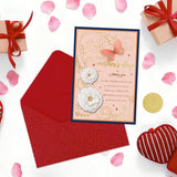 Mothers Day Card For Wife - 5.5"X8" 3D Flower Butterfly Mothers Day Card With Envelope Golden Foil Design Best Gifts For Mom Sister Best Friend Grandma Wife
