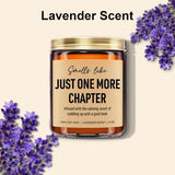 Funny Scented Candle, Book Lovers Gifts, Reading Accessories - Valentines Day, Birthday Gifts For Book Lovers Women, Men, Readers, Librarian, Bookworm, Nerd - Bookish Club Presents - 9 Oz