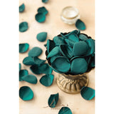 Rose Petals, Silk Flower Petals For Wedding/Aisle/Flower Girl Baskets/Table Centerpiece Décor,Etc.Dark Teal 200Pcs
