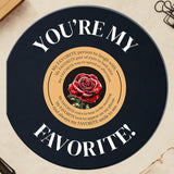 Gifts For Him Men Valentine’S Day - Romantic Valentine’S Card, Valentines Day Decorations, Anniversary Birthday Gift For Husband, Boyfriend, Wife - Valentines Gifts For Him Her - Vinyl Love Card