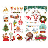 Kawaii Merry Christmas Aesthetic Diary Travel Journal Paper Stickers Scrapbooking Stationery Sticker Flakes Art Supplies (Pk567)