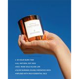 Eucalyptus Orange Wood Wick Candles | Soy Christmas Scented Candles For Home | Holiday Candle Gifts For Women And Men | Home Fragrance | Aromatherapy | Shelf Decor | 8Oz, 45 Hour Burn