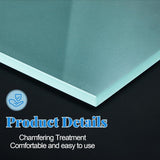 1 Pcs 12 X 12 X 0.3 Inch Tempered Frosted Glass Paint Muller Slab Mineral Pigment Grinding Plate For Diy Oil Painting Watercolor Oil Acrylic Painting