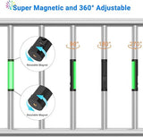 RGB LED Video Light Wand Mini Rechargeable Tube Light with Magnetic Base for YouTube TikTok