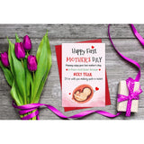Funny First Mothers Day Card For New Mom From Daughter Son Baby, Happy 1St Mothers Day Gift Card For First Time, Expecting, New Mom Pregnant Daughter Sister Mommy To Be