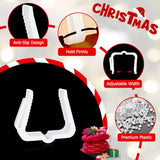 Christmas Light Hanger Clips, Fascia Board Clips, Deck Banister Light Clips, Plastic Holiday Light Clips For Christmas Fascia Board Roof Gutter Fence Eave Decoration (30 Pcs, 1 5/8")