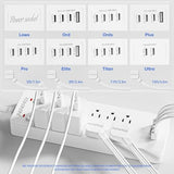 Surge Protector Power Strip 4 USB Ports 35W PD Fast Charging 8 Ft Cord