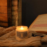 6 Pcs Book Lover Gifts Valentines Bookish Gifts 3.5 Oz Scented Reading Candle For Her Book Club Bookworm Reader Librarian Writer Office Staff National Books Month Party, 6 Style(Fresh Scent)