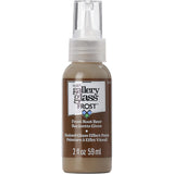 Gallery Glass, Frost Root Beer Stained Glass 2 fl oz Brilliant Smooth Finish Paint, Perfect for Easy to Apply DIY Arts and Crafts, 19695
