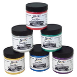 Premium Heavy-Bodied Acrylic Paint, 4 Ounce Jars, Assorted Metallic Colors, Set Of 6