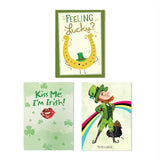 9 Funny St. Patrick’S Day Greeting Card Assortment With Envelopes, Lucky To Be Irish (3 Assorted Designs, 3 Each)