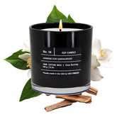 | Jasmine, Oud & Sandalwood | Luxury Scented Soy Jar Candle | Hand Poured In The Usa | Highly Scented & Long Lasting (9 Oz.)