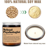 Psychologist Definition Candle - Funny Gift For School Psychologist Appreciation - Thank You Office