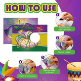 130 Pcs Mardi Gras Scratch Off Cards Game Make Your Own Diy Scratch Off Cards With Stickers Mardi Gras Masks King Cake 2 Style Party Game For Family Activities Carnival Holiday Party Favors