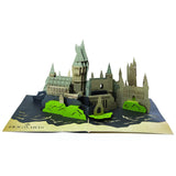 Harry Potter Hogwarts Castle Pop-Up Card - Deluxe Handcrafted Pop Up Card - All Occasions, Blank Inside - 5 X 7