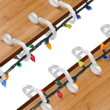 150 Pcs Christmas Light Clips Gutter Clips For Hanging Outdoor Lights Christmas Light Hooks Weatherproof For Christmas Decoration