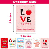 Valentine'S Day Cards For Teachers Happy Valentine Teacher Appreciation Cards Holiday Thank You Notes 12Pcs