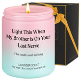 Scented Candle - Sister In Law Gifts - Funny Bridal Shower, Wedding, Valentines Day, Birthday Gifts For Sister In Law, Brother, Brothers Girlfriend, Bride - Happy Birthday Present Ideas For Sil