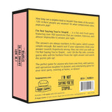 I'M Not Saying You'Re Stupid Trivia Party Game, 5.7 X 5.7 X 1.8"