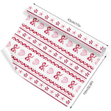 Valentine'S Day Wrapping Paper - Mini Roll - 17 Inch X 32.8 Ft Red Pink Stripe Heart Bow Gift Wrap Paper For Wedding Anniversary Party Diy Crafts