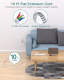 Heavy Duty Metal Power Strip 12 Outlets 15FT Extension Cord Wall Mount for Garage Workshop Office