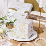 Reversible Wedding Wrapping Paper - Gold And White Botanical Foil Design For Wedding, Valentine'S Day, Bridal Shower, Anniversaries, 17 Inch X 33 Feet Elegant Design For Luxury Gifts