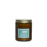 Essentials Candle, Awaken, 8 Oz. - Scents Of Cornmint, Peppermint, & Vanilla - 100% Soy Wax, No Lead, Hand Poured, Phthalate Free, Made From Midwest Grown Soybeans, All Natural Wicks