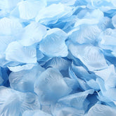 1000Pcs Silk Rose Petals Artificial Flower Wedding Party Vase Decor Bridal Shower Favor Centerpieces Confetti Decorations (40 Colors For Choice)- Light Blue