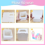 Gender Reveal Pull Out Game, Ballon Bear Gender Reveal Box, Baby Shower Game For Guests, Voting Box With 50 Ballot Cards, Boy Or Girl, Baby Shower Game Decoration
