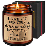 Candles For Men, Valentine'S Day Gifts For Him, I Love You, Husband Candle - Blue Collar Presents For Men, Bf, Husband - Funny Anniversary, Birthday, Valentines Gifts For Boyfriend, Fiance, Gay