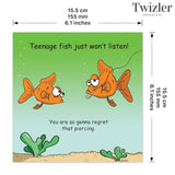Funny Card Fish - Funny Card Birthday – Blank Card - Humorous Birthday Cards - Funny Birthday Card Women – Funny Birthday Card Men – Funny Card Teenager – Mothers Day Card – Fathers Day Card
