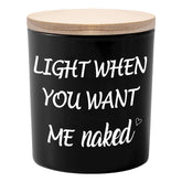 Gifts For Him Men Funny Unique Anniversary Valentines Day Christmas Birthday Romantic Gag White Elephant Gifts For Boyfriend Husband Men Adults Stocking Stuffers Sandalwood Scented Soy Candle