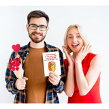 Funny Valentines Day Card For Him Husband Boyfriend, Naughty Valentines Day Card With Envelope, Funny Romantic Joke Cards For Husband Men Fiance From Wife Women Fiancee