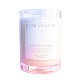 Ultraviolet 11Oz Soy Candle – Hand Poured In Usa, 100% Natural Soy Wax, Fruity Floral Scent, Reusable Glass Jar, Eco-Friendly Packaging, Non-Toxic Decorative Candle For Home Décor