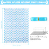 Baby Shower Wrapping Paper Boy, It'S A Boy Baby Boy Feet Blue White Stripes Wrapping Paper 20 X 28 Inches For Boys Birthday Present Gender Reveal Theme Baby Shower Party Kindergarten Newborn