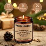 Rizz Candle, Teen Girl, Teen Boy Gifts, Funny Birthday Gifts For Teenage Boys Girls, Valentines Day Present Idea For Gen Z Teens 16-18, 13, High Middle School Teenager Brother Son Nephew Niece