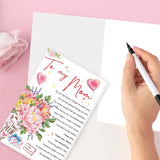 Mother'S Day Card To My Mom,Romantic Mothers Day Gifts For Women,Mother'S Day Greeting Cards For Mom From Daughter Son,Lovey Gift Idea For Her