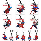 24Pcs Valentines Day Gifts For Kids Valentines Day Cards With 24 Keychains Valentines Cards For Kids School Class Exchange Cards Activities Prizes Party Favor For Boys Girls