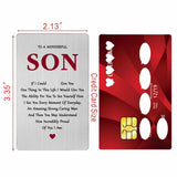 Valentines Day Card For Son - To A Wonderful Son Birthday Wedding Graduation Easter Gifts From Mom And Dad