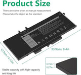 Dell Latitude Precision Inspiron 3HWPP 68Wh Replacement Battery for 5401 5410 5411 5501 5510 5511 3541 3551 7706 7500 7506
