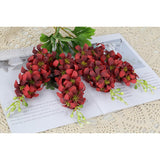 8Pcs Red Hyacinths Artificial Flowers Fake Snapdragon Flowers Faux Delphinium Silk Flowers For Wedding Home Outdoor Garden Baby Shower Floral Arrangements Centerpiece Table Decorations (Red)