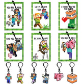 Valentines Day Cards For Kids School 24Pack Valentines Cards With Cute Keychains Valentines Day Gifts For Kids For School Party Favors Boys Girls Calssroom Exchange Game Prizes