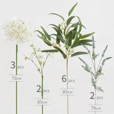 Artificial Flowers With Greenery Stems Faux Plants Indoor Branches For Tall Vase Ultra-Realistic, 13 Pcs Wedding Centerpieces, Home Decor & Diy Bouquets