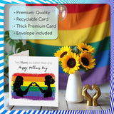 Cute Lgbt Mothers Day Card - Better Than One - Romantic Happy Mothers Day Card For Lgbtq Women, 5.7 Inch Sweet I Love You Anniversaries Greeting Cards